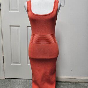 Guess Harper Sweater Dress in Orange